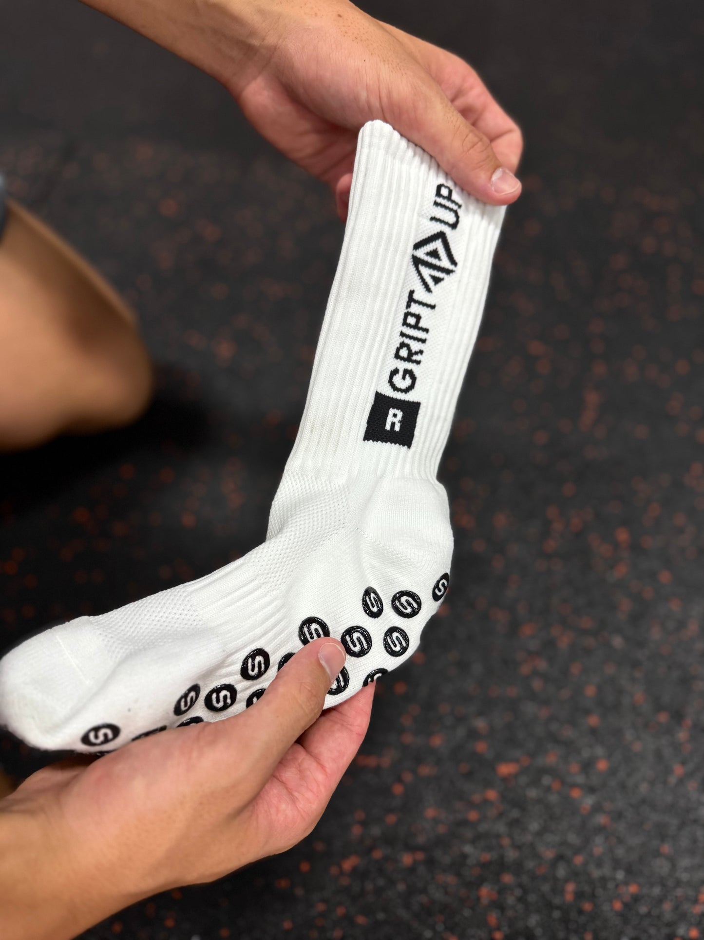 GRIPT UP Grip Socks - White
