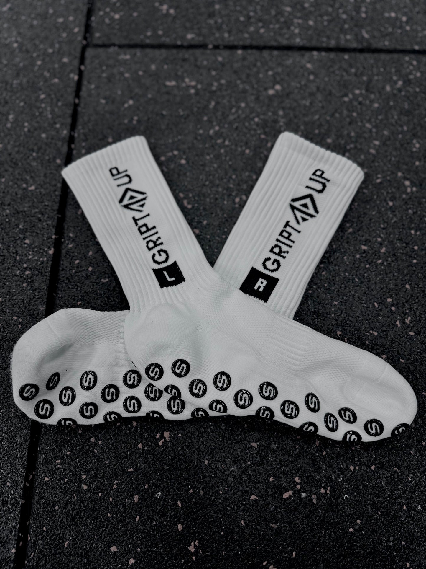 GRIPT UP Grip Socks - White