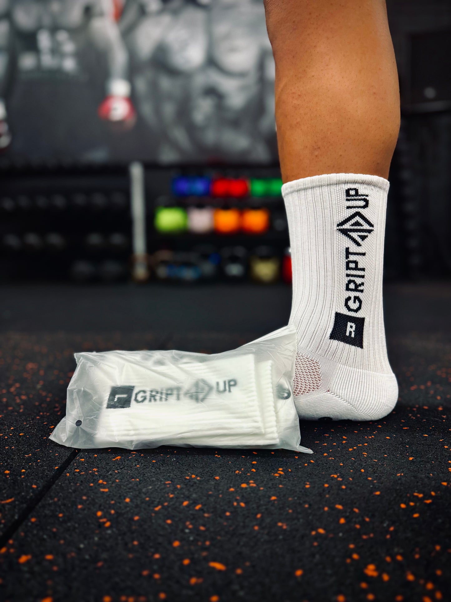 GRIPT UP Grip Socks - White