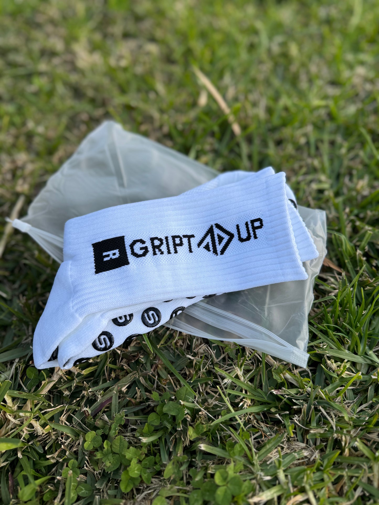 GRIPT UP Grip Socks - White